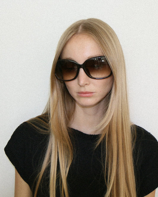 Gucci Brown Oversized Sunglasses