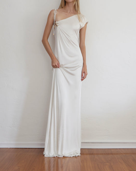 Roberto Cavalli White Gown