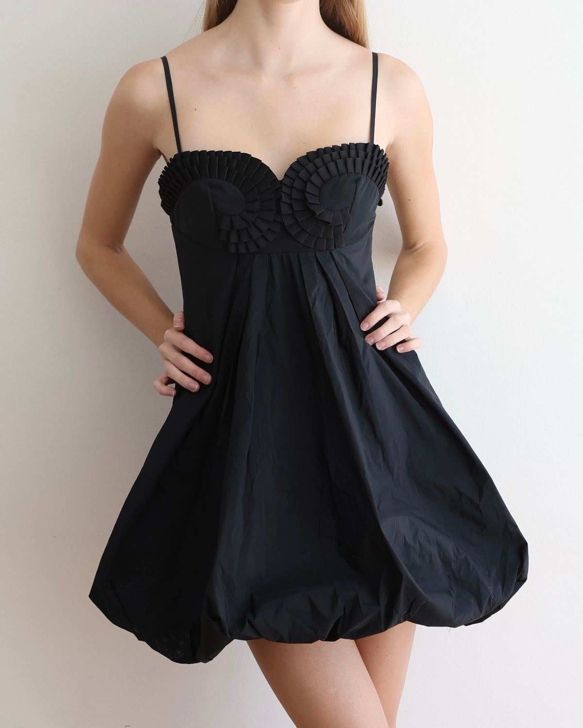Just Cavalli Black Bubble Mini Dress XS