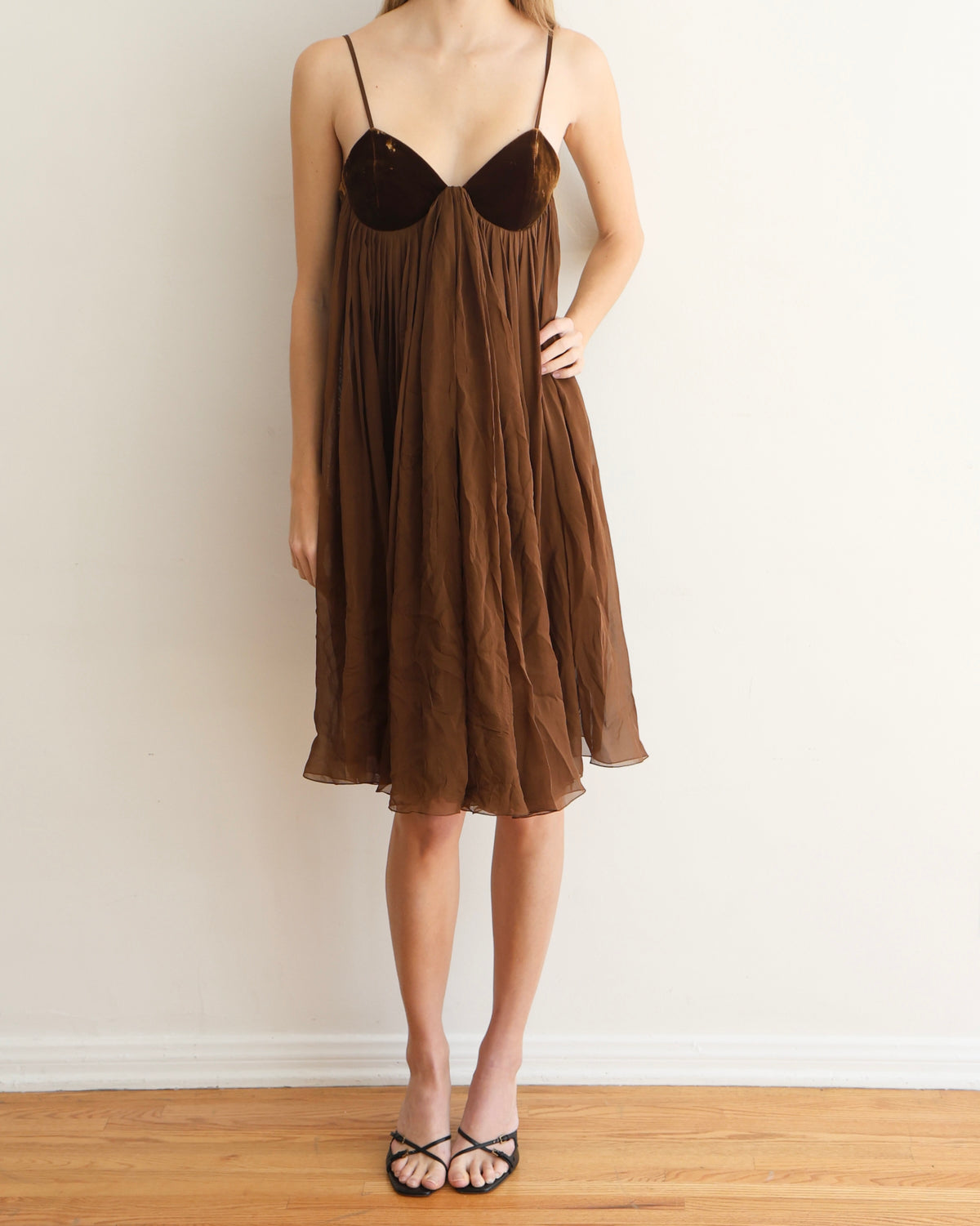 Jean Paul Gaultier Brown Dress XS