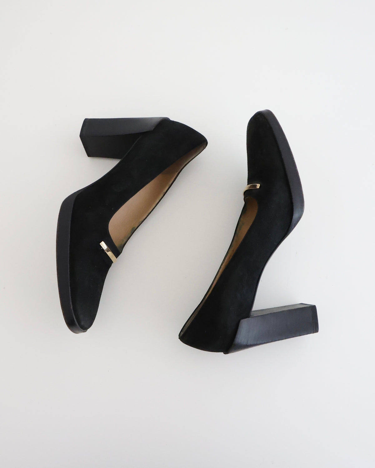 Tom Ford Gucci Black Loafer Heels 7.5