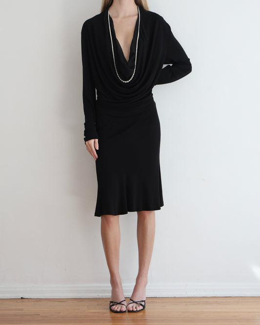 Jean Paul Gaultier Black Pearl Dress M